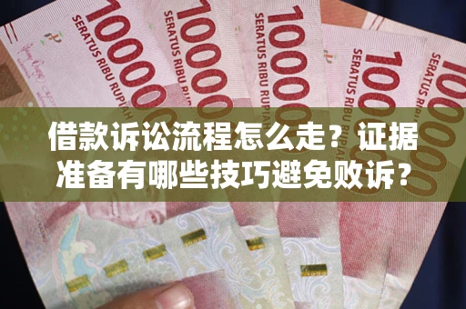 济南借款诉讼流程怎么走？证据准备有哪些技巧避免败诉？