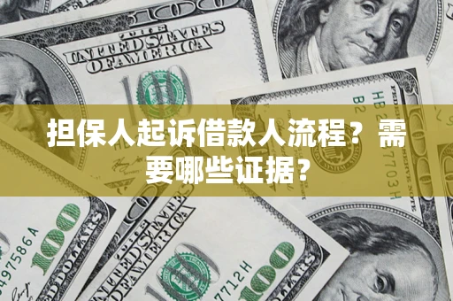 济南担保人起诉借款人流程？需要哪些证据？