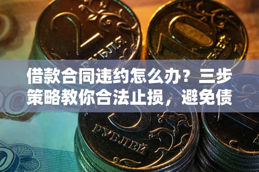 济南借款合同违约怎么办？三步策略教你合法止损，避免债务危机升级