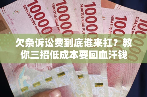 济南欠条诉讼费到底谁来扛？教你三招低成本要回血汗钱